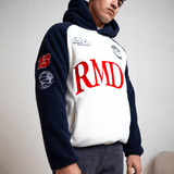 Cream & Navy 2 Tone Remedy Sherpa Hoodie