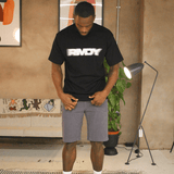 Black Blurred RMDY. Graphic Tee