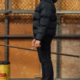 Black Kabru Hooded Puffer Jacket