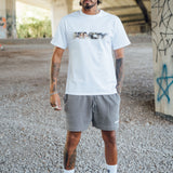 Camo White Blurred RMDY. Graphic Tee