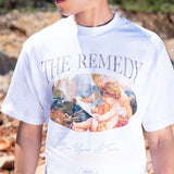 White Art Of The Angel REMEDY. Graphic Tee
