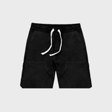 Black Carpenter Denim Shorts