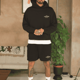 Black All Stars Jogger Shorts