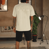 Cream Blurred RMDY. Graphic Tee