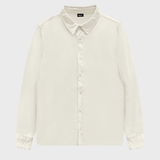 Ecru Cotton Overshirt