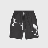 Dove Mesh Black Shorts