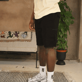 Black Cargo Shorts