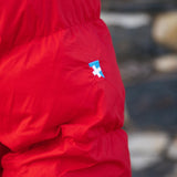 Red Hooded Puffer Jacket